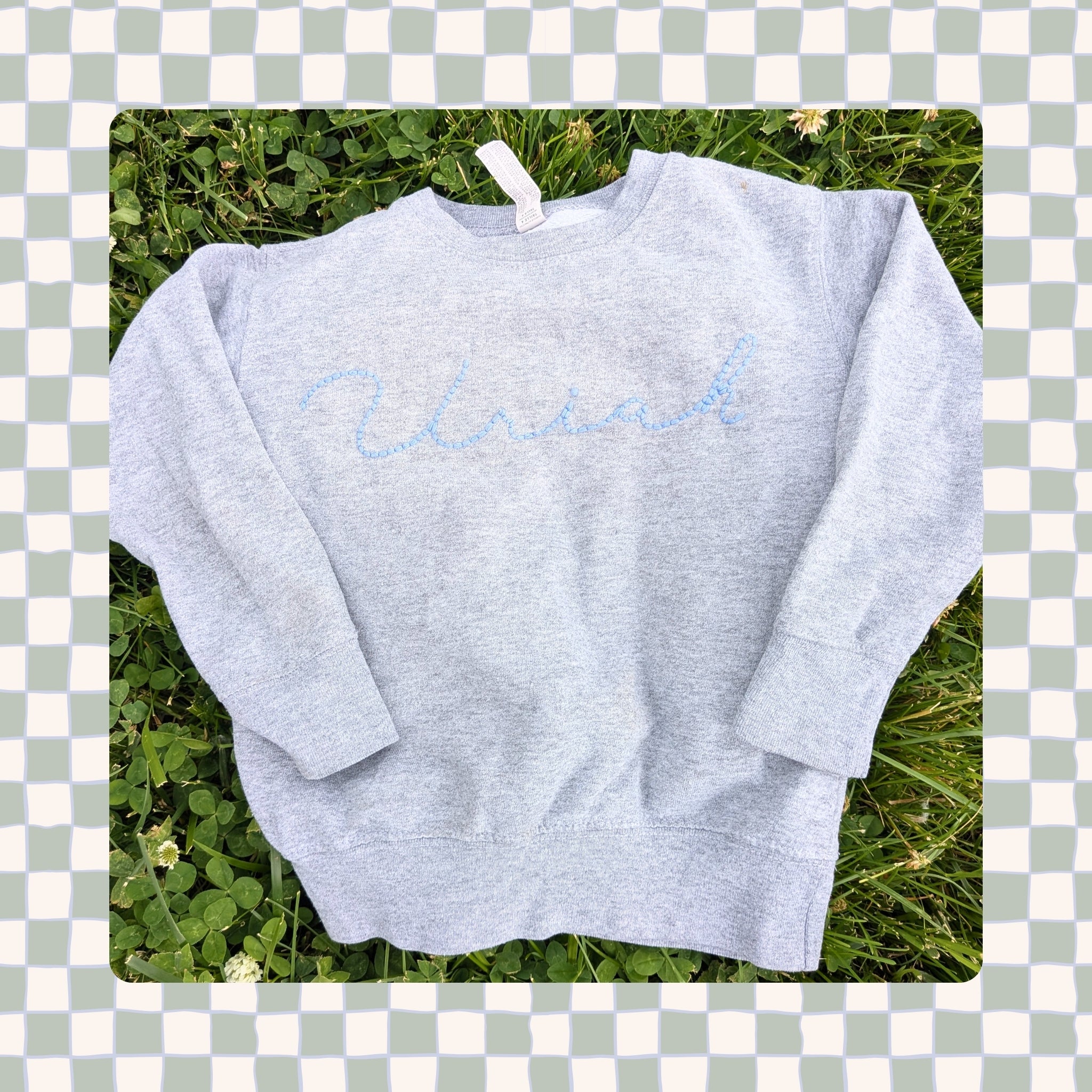 CUSTOM Embroidered Crewneck (Any Age)