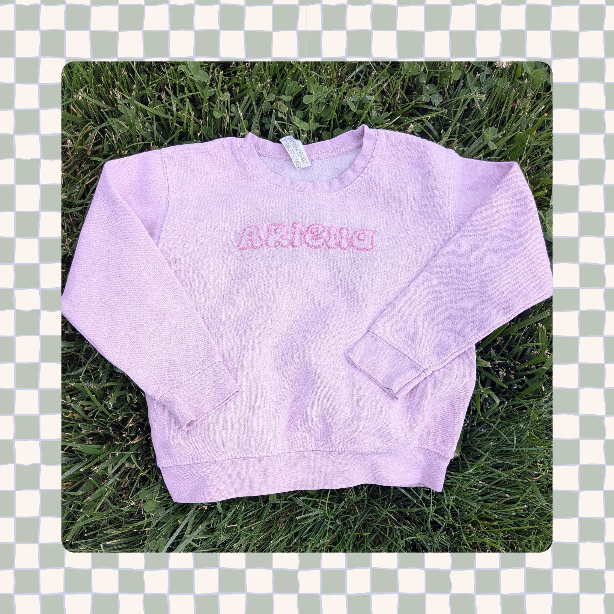CUSTOM Embroidered Crewneck (Any Age)