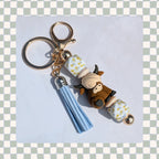Barbell Keychain