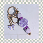 Barbell Keychain