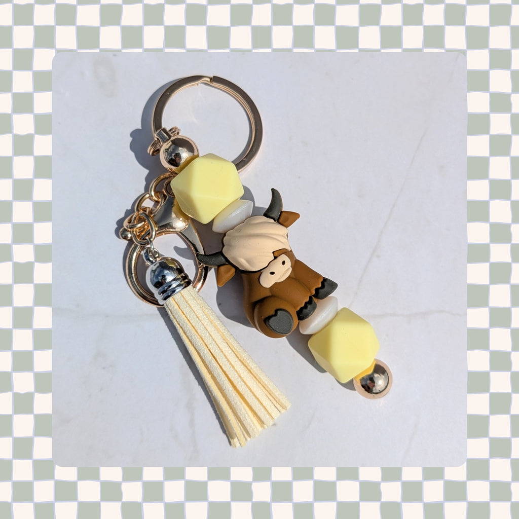 Barbell Keychain