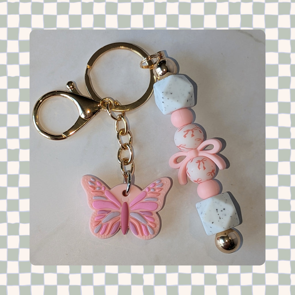 Barbell Keychain