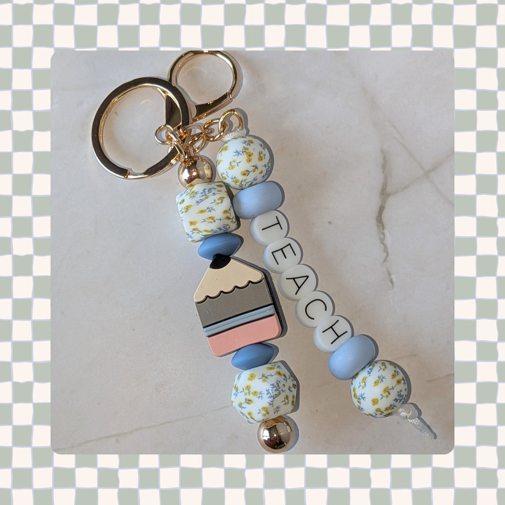 CUSTOM Barbell Keychain