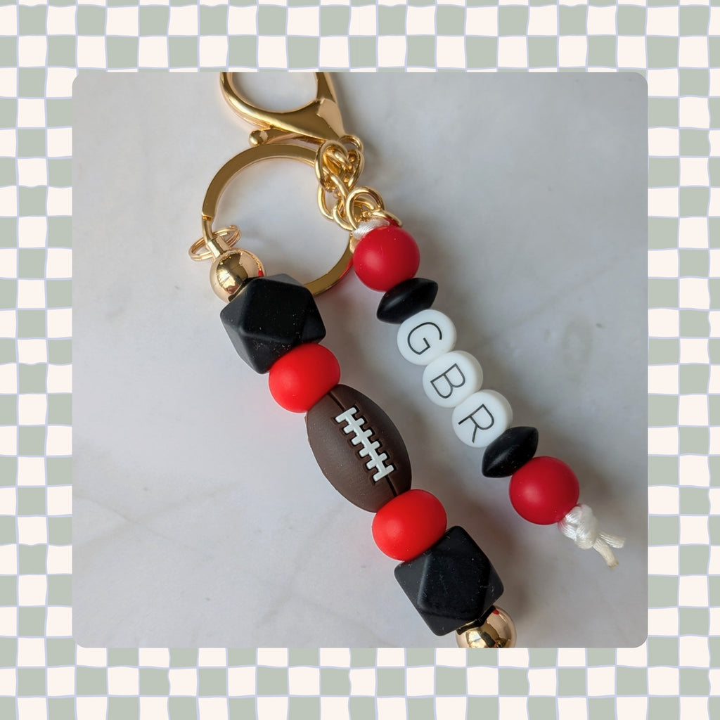 CUSTOM Barbell Keychain