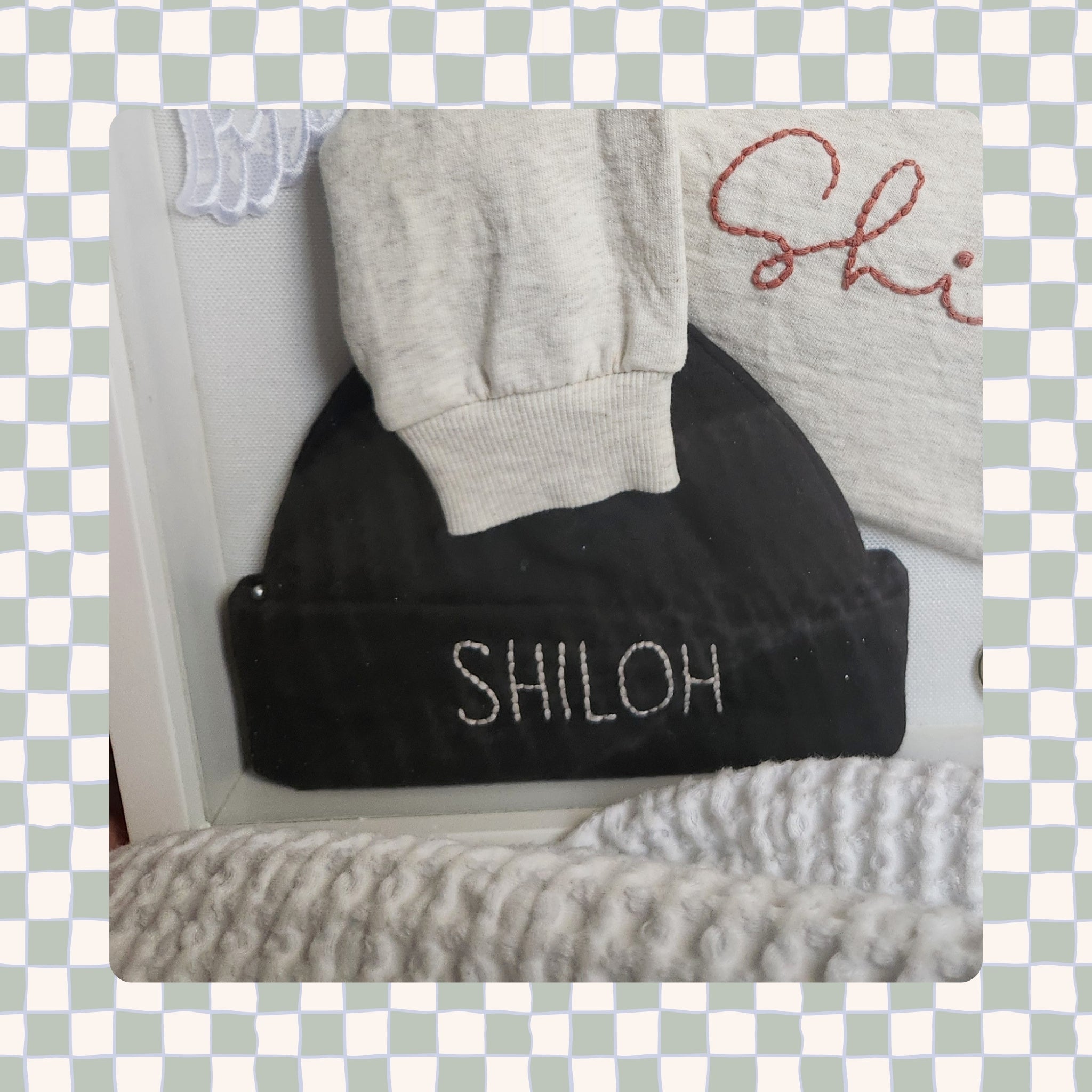 CUSTOM Embroidered Baby Hat